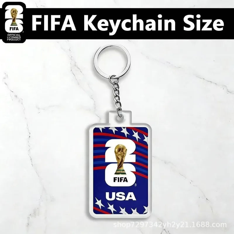 Football Fan Keychain – Acrylic Sport Pendant Bag Charm