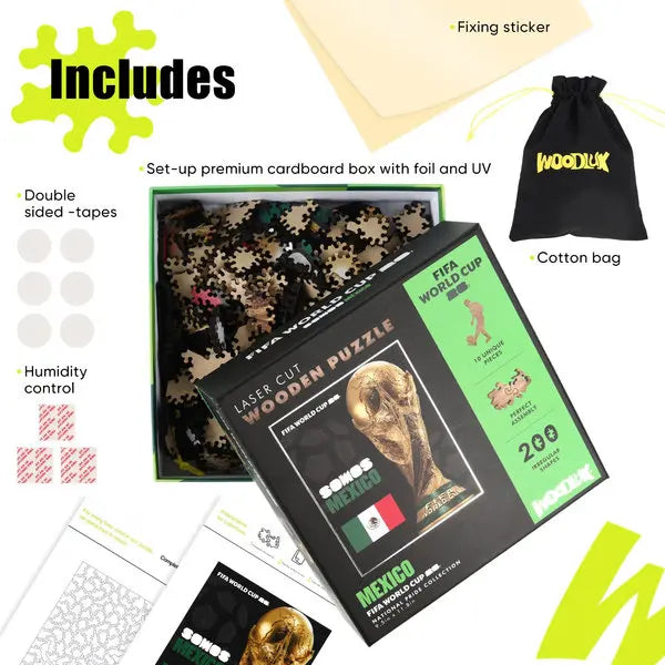 Football Fan Wooden Puzzle – 200-Piece Match Day Keepsake