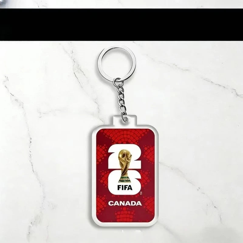 Football Fan Keychain – Acrylic Sport Pendant Bag Charm