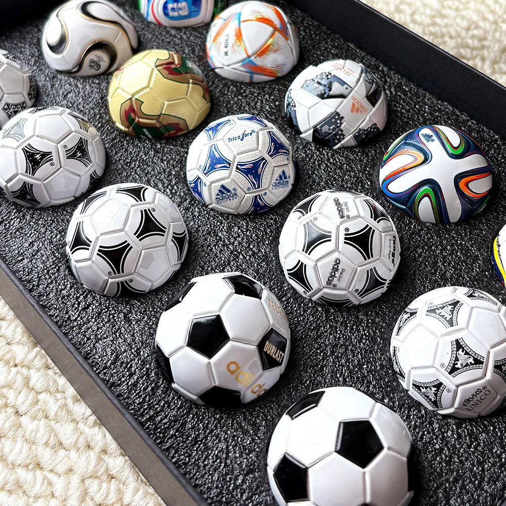 Mini Football Collectible Set – 15-Piece Fan Display Models