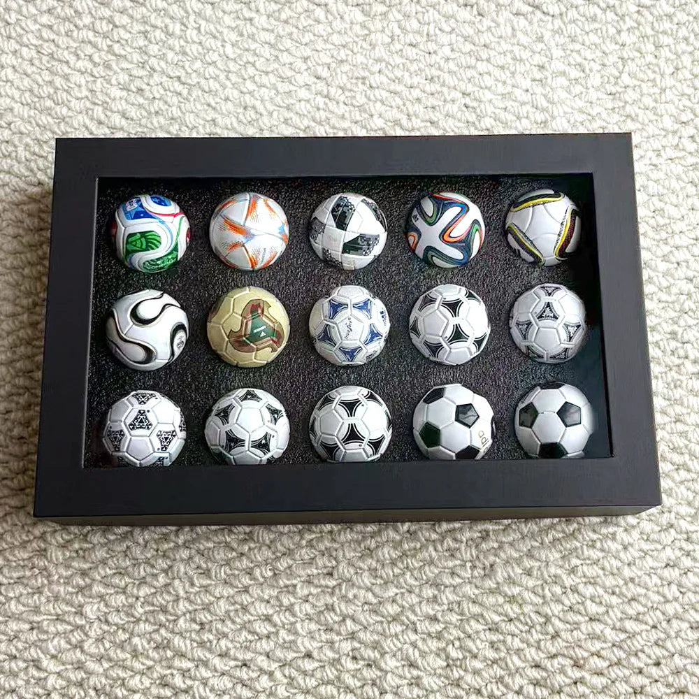 Mini Football Collectible Set – 15-Piece Fan Display Models