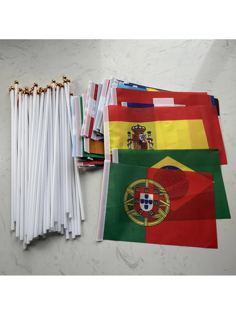 Football Fan Flag Bunting Set – 48 Country Flags for Stadium & Party Décor