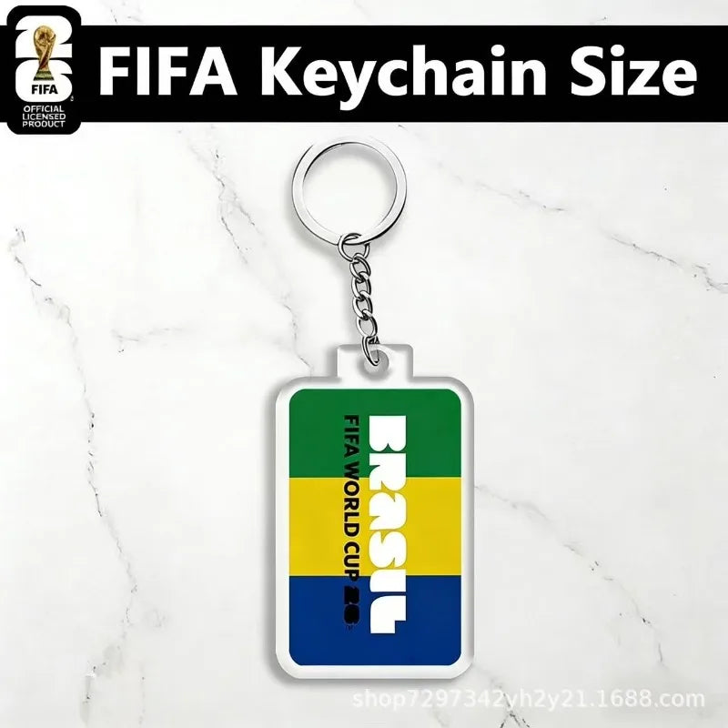 Football Fan Keychain – Acrylic Sport Pendant Bag Charm