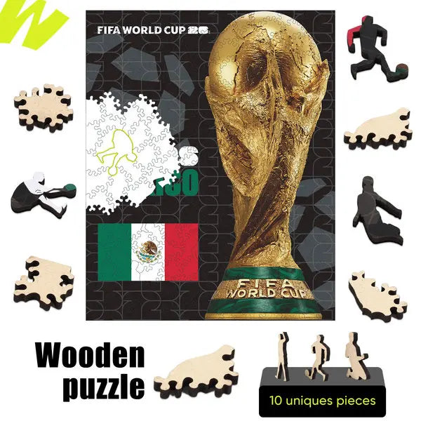 Football Fan Wooden Puzzle – 200-Piece Match Day Keepsake