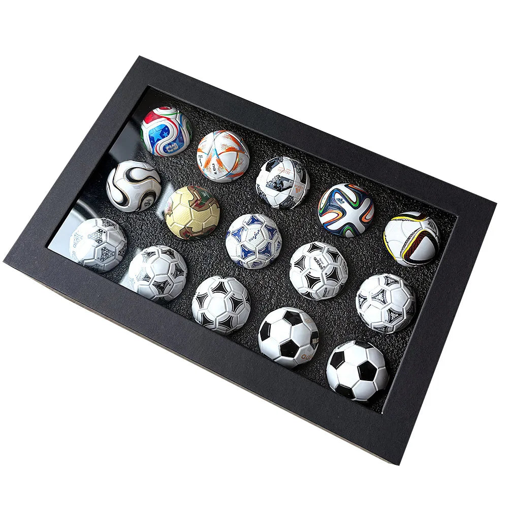 Mini Football Collectible Set – 15-Piece Fan Display Models
