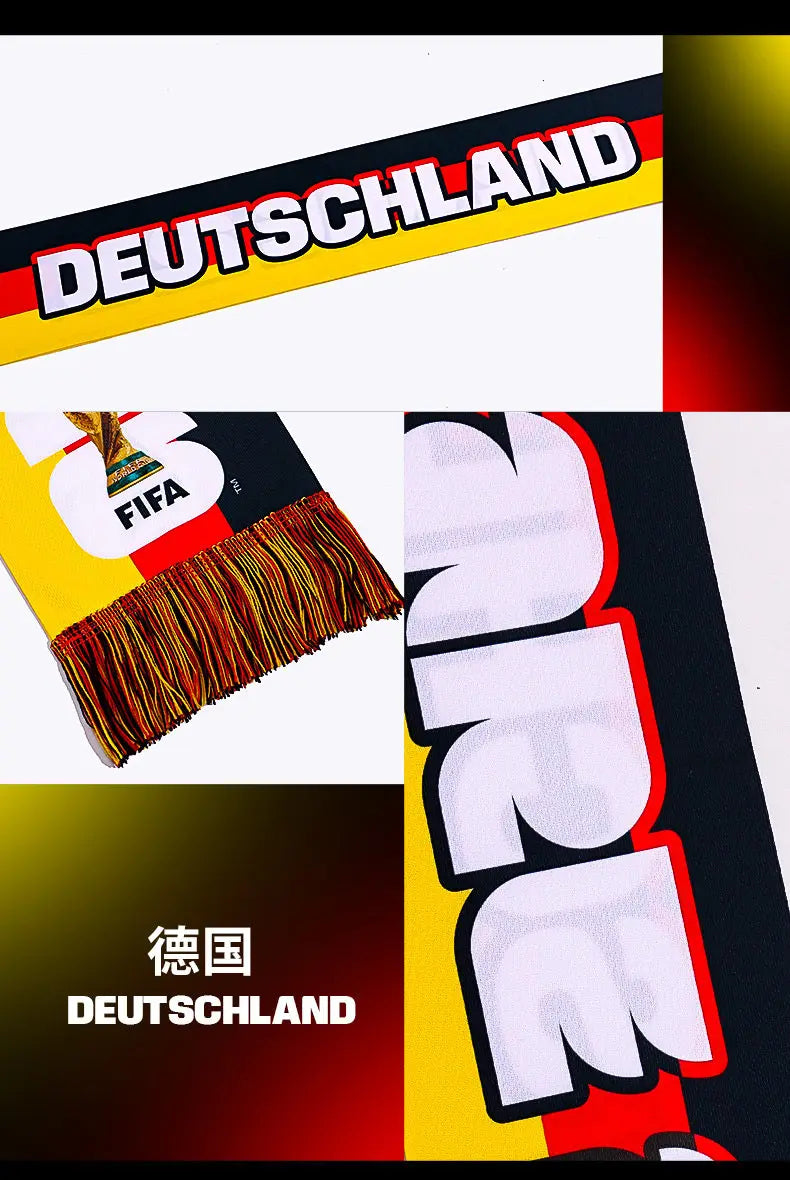 Football Fan Scarf – Stadium Cheer Scarf for Match Day