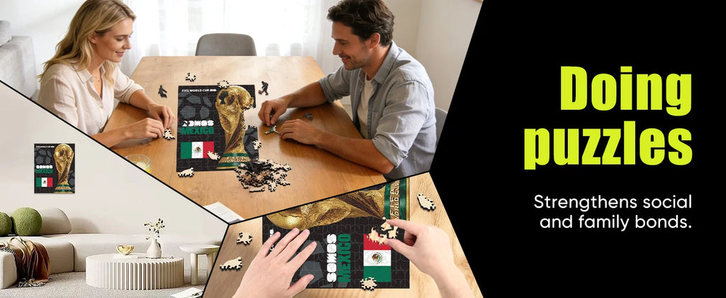 Football Fan Wooden Puzzle – 200-Piece Match Day Keepsake