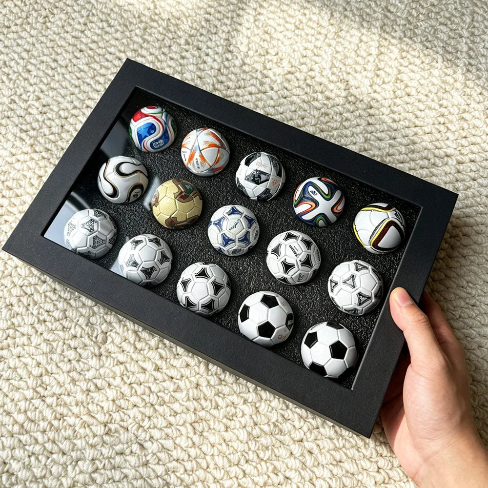Mini Football Collectible Set – 15-Piece Fan Display Models