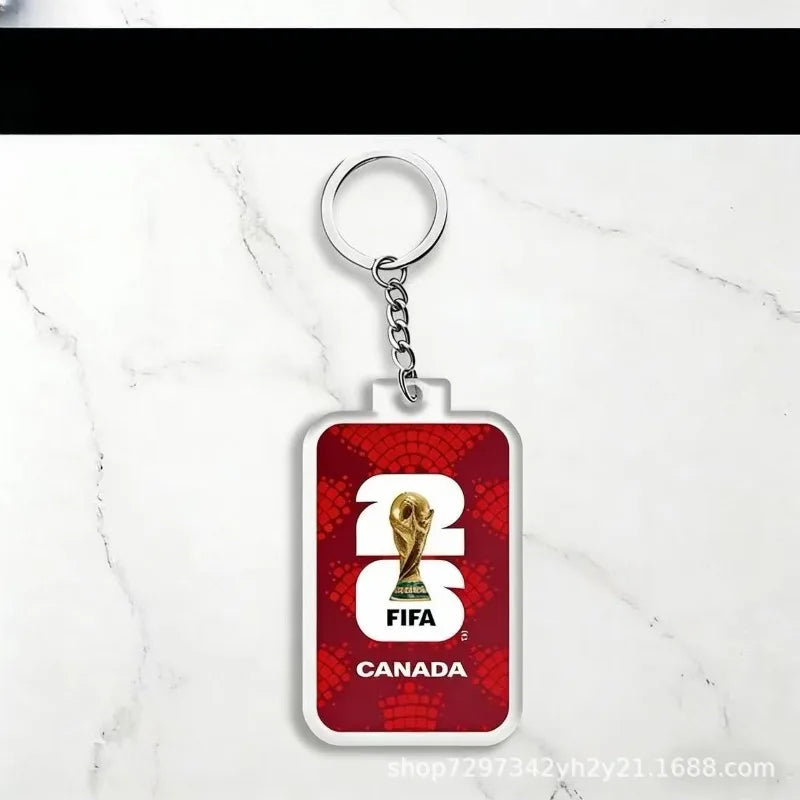 Football Fan Keychain – Acrylic Sport Pendant Bag Charm